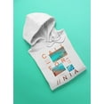 thumbnail image 3 of Photo Print Santa Monica Beach Hoodie Men - Men Hoodie, White, Small, 3 of 4