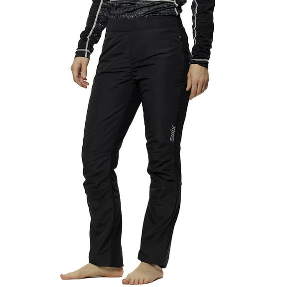 SWIX Junior Unisex Corvara Softshell Pants, Color: Black, Size: 116/6Yrs