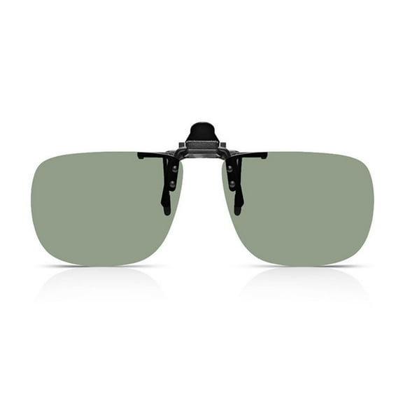 ZOUBAOQ GXFCAI 1 PC Sunglasses Clip Unisex Clip-on Polarized Day Night Vision Flip-up Driving Sunglasses Glasses Lens For Outside