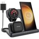 thumbnail image 1 of 7 en 1 Estación de Carga Inalámbrica con Reloj y Luz Nocturna,Cargador para iPhone 17/16/15/14/13/12,Samsung Galaxy S25/S24/S23,Compatible con Apple Watch Serie 2-9/Samsung Watch/AirPods y Galaxy, 1 of 13