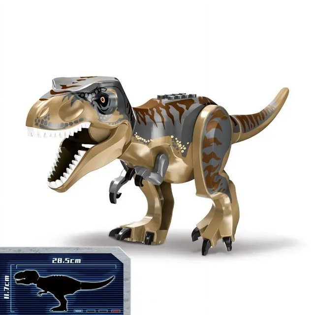 Bloques de construcción de Parque Jurásico para niños, dinosaurios, Velociraptor, Raptor, Indominus, Rex, Indoraptor, modelo de bestia, juguetes de figuras