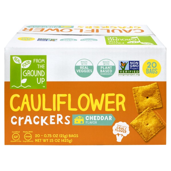Cauliflower Crackers 20 .75 oz bags!
