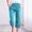 Sky Blue#1, variant on Drovellove Women's Plus Size Casual Elastic Waist Wide Leg Trousers with Pockets - Loose Fit Linen Cotton Pants for Lounging or Outdoor Activities