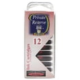 thumbnail image 2 of 12 Pack - Private Reserve Ink, Universal Fountain Pen Ink Cartridges Clear Case, Rose Rage, 2 of 2