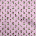 thumbnail image 1 of oneOone Cotton Flex Light Pink Fabric Florals Dress Material Fabric Print Fabric By The Yard 40 Inch Wide, 1 of 4