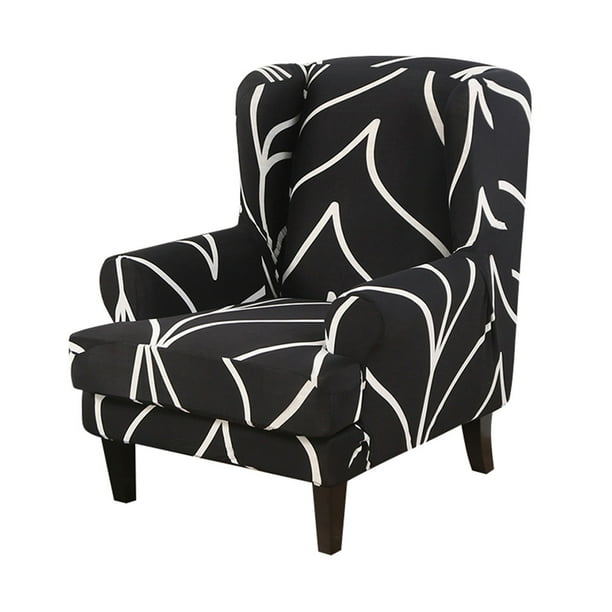 YLHHOME Wing Back Slipcover Stretch Wingback Armchair Chair Cover