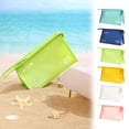 thumbnail image 1 of Neceser Transparente - Estuche de Maquillaje de Gelatina Impermeable Organizador, Azul MNFD, 1 of 6