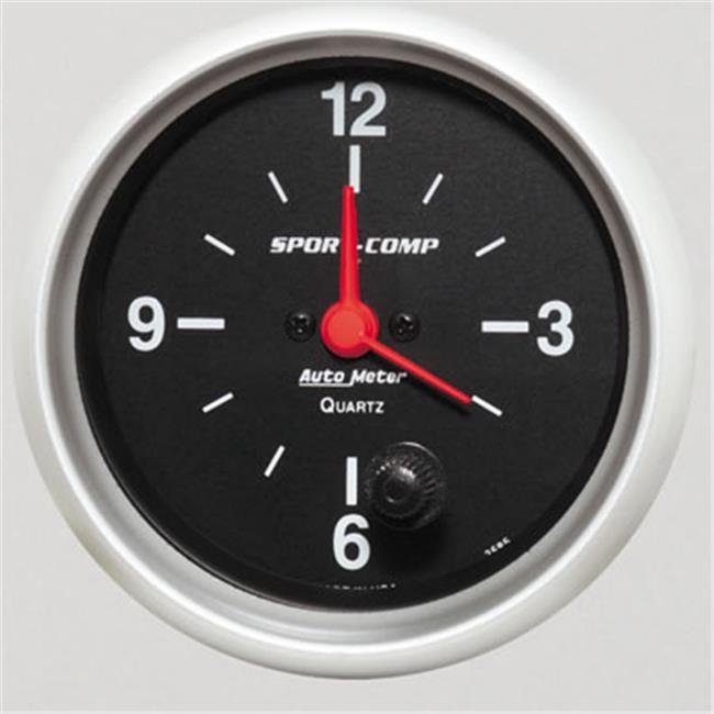 AUTO METER 3585 2. 62 inch Clock 12 Volt