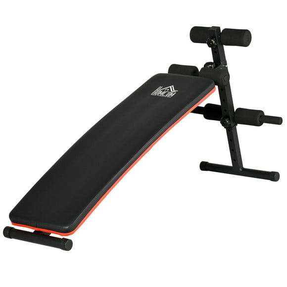 Soozier Foldable Sit Up Bench, Adjustable Core Workout Training for Home Gym
