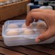 thumbnail image 4 of Egg Container Portable Shockproof Transparent Plastic 6 Compartment Egg Carrier Box for Outdoor Camping, 4 of 5