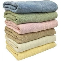 Ruthy's Textile 3-Pack 27" X 54" 100% Cotton Bath Towels Weight 1.4lb Ea Towel
