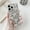 White Bow Knot, variant on for iPhone 11 Phone Case, Plating Mirror & Aesthetic Ribbon Bow Pattern, Cute for Girl Women Makeup, Slim Soft TPU Bumper Shockproof Protective Phone Cover for iPhone 11-White Bow Knot