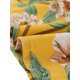 thumbnail image 5 of Vestido con cinturón de flores cruzado en V para mujer Chic Inspire, mangas de pétalo, color amarillo-floral, 5 of 6