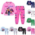 thumbnail image 1 of K_pop Ensemble de Pyjamas pour Filles Ensemble de Pyjamas 2 Pcs Vêtements de Nuit Dessin Animé Manches Longues Pyjamas Enfants, 1 of 3