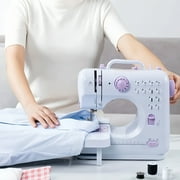 Portable Sewing Machine, Mini Electric Starter Kit with 12 Built-in Stitches, Overlock Function, & LED Light, Ideal for Home, School, Daily Use, Perfect Mother's Day and Christmas Gifts