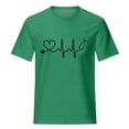thumbnail image 7 of Fesfesfes Womens Fashion Tops Women's Short Sleeves Print Nurse's Day Casual Tops Pullover Blouse T-shirt Women's Short Sleeve Tops M(US:6), 7 of 7