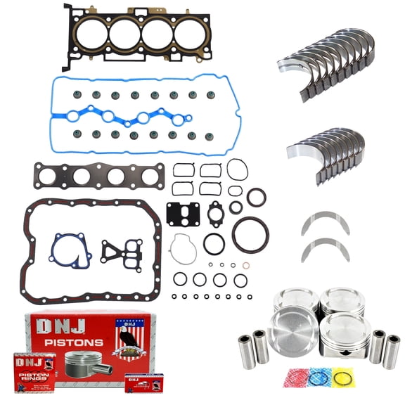 DNJ EK191 Engine Rebuild Kit Fits Cars & Trucks 2010-2013 Hyundai 2.4L L4 16V DOHC 2359cc