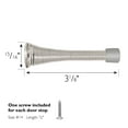 thumbnail image 2 of Design House 20-Pack Spring Door Stop Wall Protector with Rubber Tip, Satin Nickel, 2 of 12