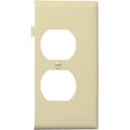 thumbnail image 1 of PJSE8I Duplex Sectional Wall Plate, Ivory, 1 of 1