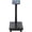 Black + Steel, variant on 660 lbs Digital Floor Platform Scale with 0.1 lbs Accuracy, Computing Scale for Use, Black Steel Construction, 16x20 inch Platform