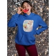 thumbnail image 2 of Cupid And Hearts Hoodie Women -Smartprints Designs, Female Medium, 2 of 4