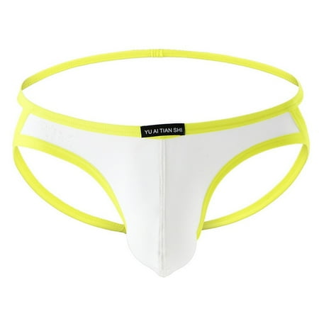 

Men Sexy Breathable Underwear Backless Jockstrap Briefs Underpants Thong