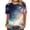 Navy#1, variant on Plus Size Tops for Women,Womens Summer Short Sleeve Tunic Tops,Women's Casual Sparkling Crystal Printed Round Neck Short Sleeved Top