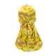 thumbnail image 3 of Pañuelo de imitación de seda cómodo y resistente para raperos, de secado rápido, estilo hip hop, con calavera. Amarillo, 3 of 9