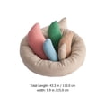 thumbnail image 2 of EeaseMX 6 piezas de accesorios de fotografía infantil, adornos para sesiones de fotos, almohadas cómodas, 2 of 8