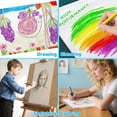 thumbnail image 4 of Lápices de colores Letapapa 144 unidades para niños, paquete de 12 x 12 colores, 4 of 7
