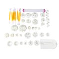 thumbnail image 2 of 46 PCS Flower Fondant Cake Sugarcraft Decorating Kit, 2 of 8