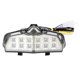 thumbnail image 1 of Luz trasera universal multifuncional para motocicleta, lámpara de señal de giro de 12 LED, luz trasera, 1 of 1