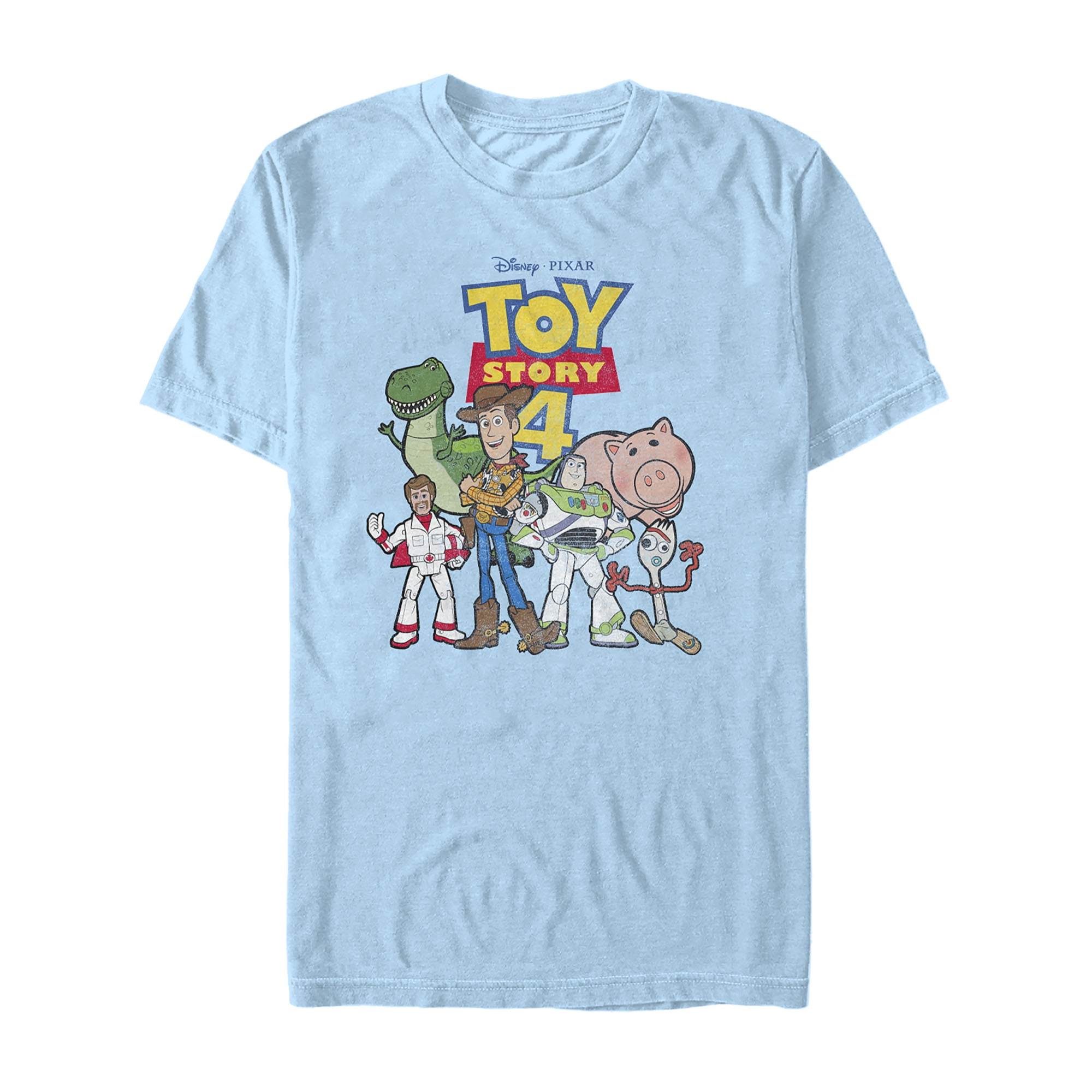 Disney Pixar Toy Story - Men's Toy Story Character Logo Party T-Shirt