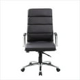 thumbnail image 3 of Pemberly Row Fauteuil de Direction Moderne Rembourré, Fini Noir, 3 of 6