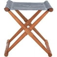 thumbnail image 4 of Safavieh Breanne Outdoor Patio Stool, Set of 2 - Natural/ Navy Striped, 4 of 12