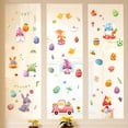 thumbnail image 4 of Easter Window Stickers Set of 9, Colorful Easter Decorations, Shop Door and Window Glass Stickers, Spring Festival Window Decals, Home Store Easter Atmosphere Decor, 4 of 6