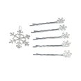 thumbnail image 1 of 6Pcs Pinces à Cheveux en Strass Style Barrette Cheveux Élégants Forme Flocon de Neige Coiffure Accessoires de Cheveux pour les Femmes Filles Transparentes, 1 of 7