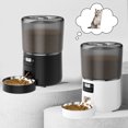 thumbnail image 1 of Automatic Pet Feeder with Timer - Programmable Dry Food Dispenser for Cats & Dogs, 4L Capacity, Dual Power & Portion Control for Travel, 1 of 8
