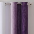 thumbnail image 4 of Cortinas Estelar Textiler Blackout Morado Gris 107x160 cm 2 uds, 4 of 9