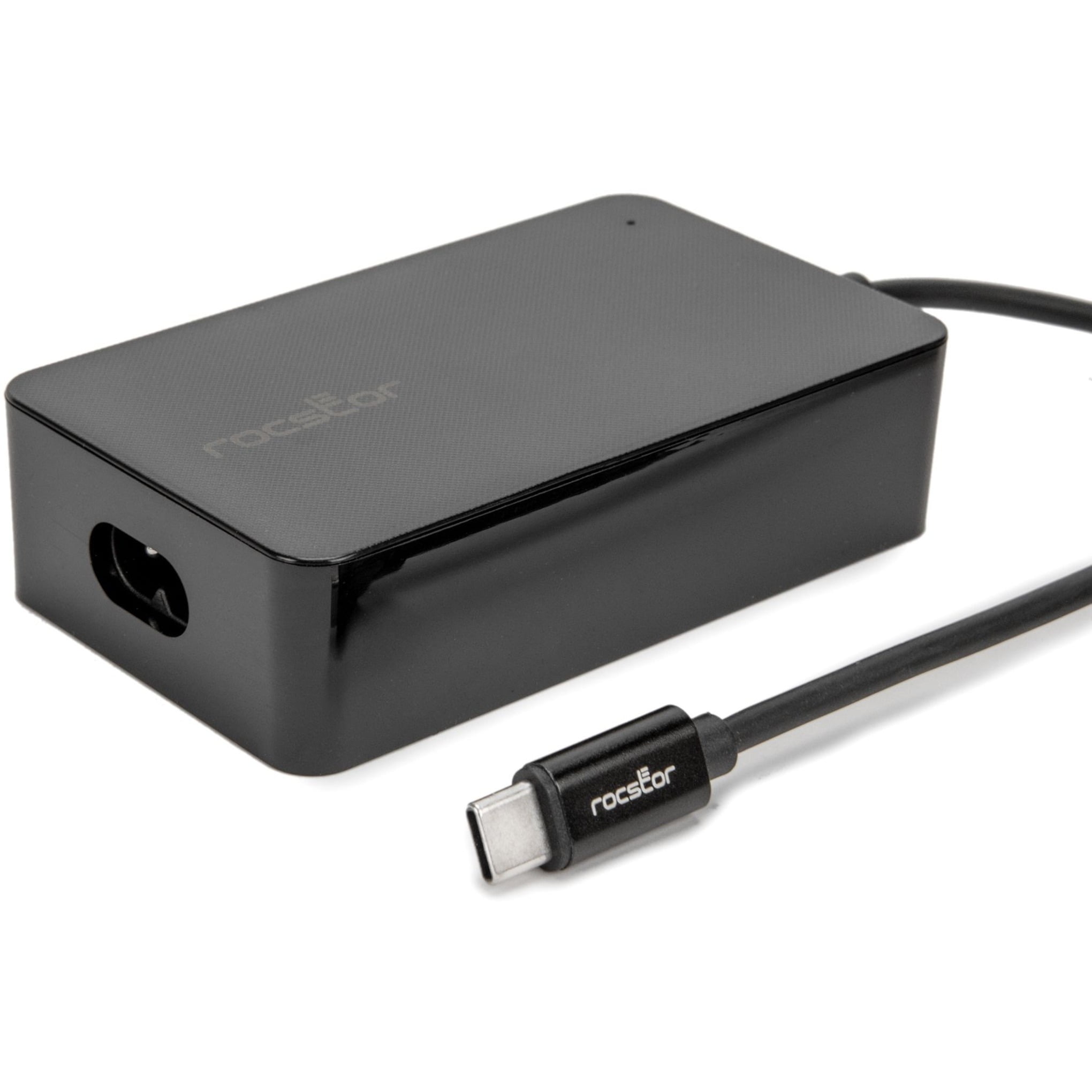 Rocstor 65W Smart USB-C Laptop Power Adapter Charger - Compatible and perfect fit for Dell&trade;,HP&reg;,Lenovo&reg;,Microsoft&reg; Surface&reg; (23W,24W,36W,44W,65W) Power Supply,Apple&reg; MacBo...