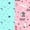 Aqua Stars & Pink Cats, variant on Womens Pajama Sets 2 Pack, Soft Comfy Short Sleeve V Neck Tops & Capri Wide Leg Pants, Comfy Printed 4 Piece Sleepwear Loungewear Lounge Sets for Women S-2XL