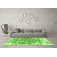 thumbnail image 3 of Ahgly Company Indoor Round Abstract Green Modern Area Rugs, 8' Round, 3 of 4