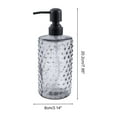 thumbnail image 4 of Unique Bargains 1 Pc Elegant Polka Dot Pattern Soap Pump Dispenser for Bathroom 16.9oz Gray Black, 4 of 6
