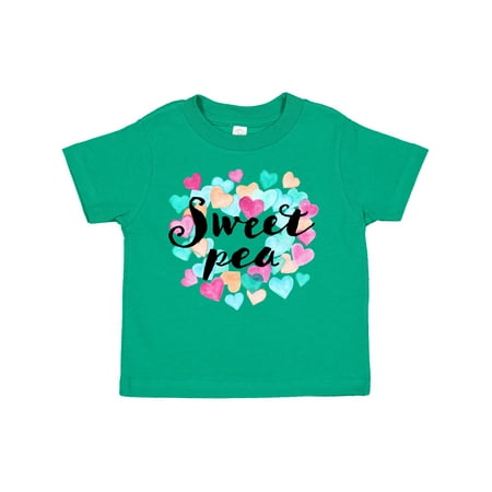 

Inktastic Sweet Pea Hearts Gift Toddler Boy or Toddler Girl T-Shirt