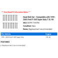 thumbnail image 2 of Head Bolt Set - Compatible with 1999 - 2003 Ford F-550 Super Duty 7.3L V8 2000 2001 2002, 2 of 2
