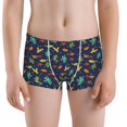 thumbnail image 5 of Yiaed Shells and Seaweed Print Boys' Boxer Briefs Cotton Casual Stretch Comfort Boys Boxers - Kids Boxer Briefs Underwear for Boys (6-18)-Large, 5 of 5