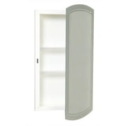 Zenith MM1029 16" x 28.25" x 4.5" White Frameless Medicine Cabinet