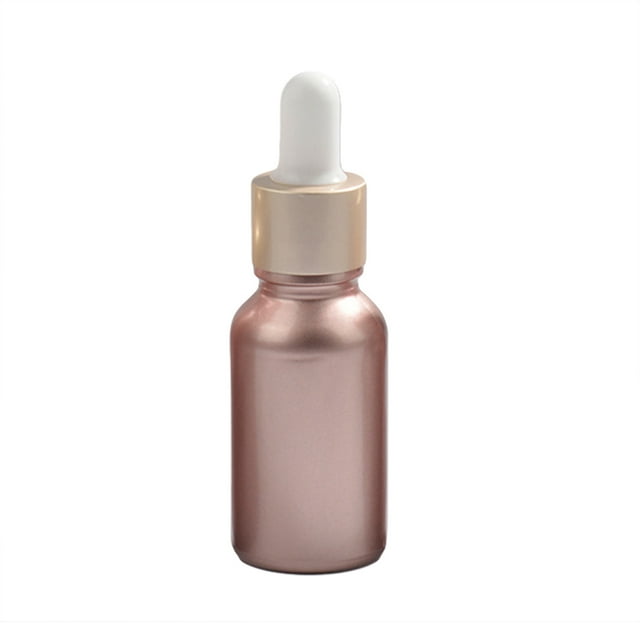 1pc Rose Gold Glass Essential Oil Dropper Bottles 10ML 15ML 30ML Empty Cosmetic Packaging Perfume Bottles
