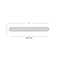 thumbnail image 2 of GlideRite 8" Rounded Backplate 7" 178mm Center-Center, Satin Nickel, 2 of 2