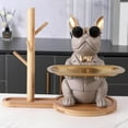 thumbnail image 4 of jifeng Chic Statue Sculpture Candy Jewelry Trinkets Keys Storage Holder Tray Organizer Gray, 4 of 7